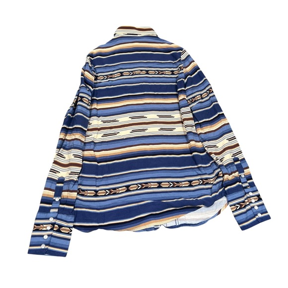 Stetson Southwestern Pearl-Snap Dress Shirt Size Medium - Picture 2 of 5